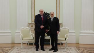 Аляксандр Лукашэнка і Уладзімір Пуцін. Фота прэс-службы Прэзідэнта Расіі - БЕЛТА