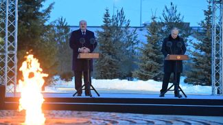 Аляксандр Лукашэнка і Уладзімір Пуцін