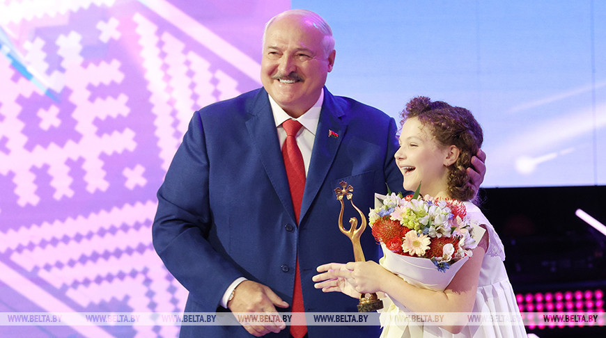 Аляксандр Лукашэнка і Амалія Сухан