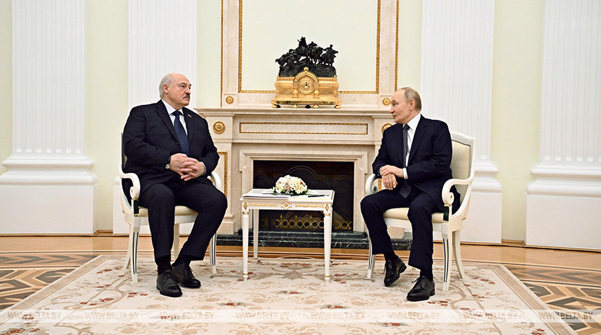 Аляксандр Лукашэнка і Уладзімір Пуцін