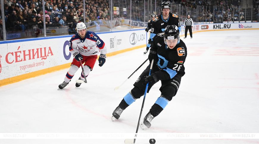 У час матчу "Дынама-Мінск" і маскоўскага ЦСКА