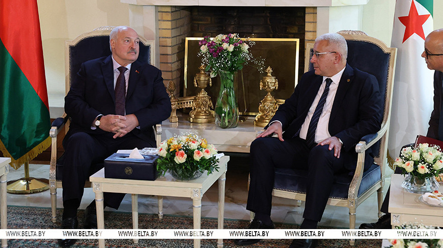 Аляксандр Лукашэнка і Ібрагім Бугалі