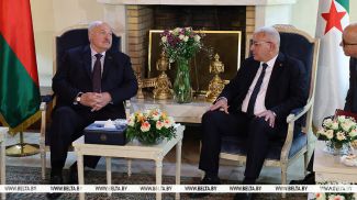 Аляксандр Лукашэнка і Ібрагім Бугалі