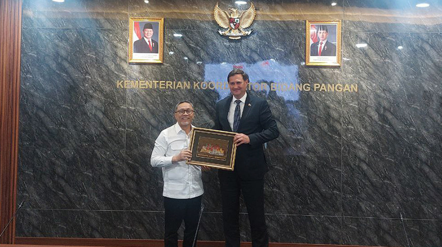 Зулкіфлі Хасан і Максім Рыжанкоў. Фота МЗС