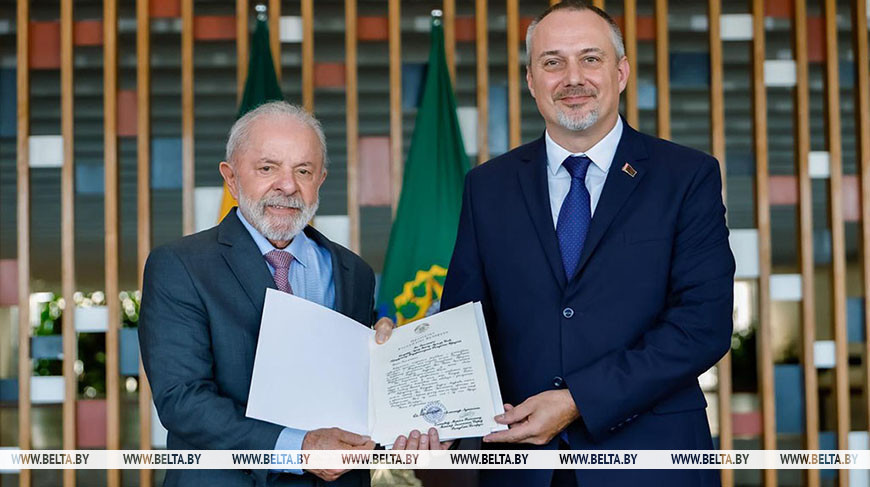 Луіс Інасіу Лула да Сілва і Андрэй Андрэеў. Фота МЗС