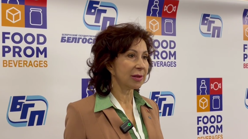 Таццяна Шадко. Скрыншот відэа Белдзяржхарчпрама
