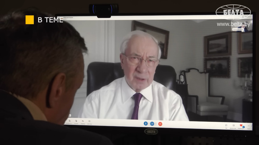 Мікалай Азараў. Скрыншот відэа