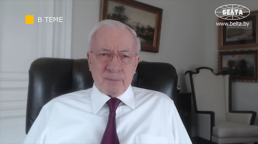 Мікалай Азараў. Скрыншот відэа БЕЛТА