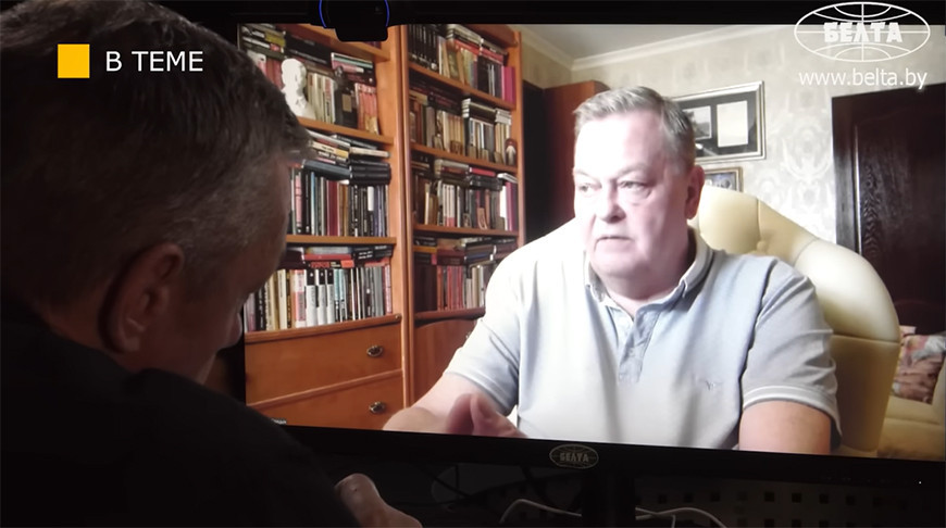 Яўген Спіцын. Скрыншот відэа БЕЛТА