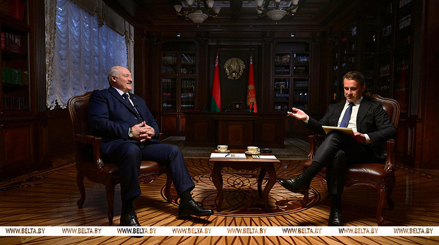 У час інтэрв'ю