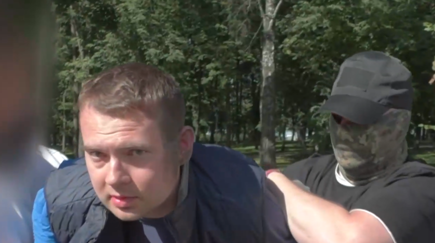 Скрыншот відэа тэлеканала "Беларусь 1"