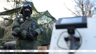 У час аператыўнага збору з кіруючым складам Узброеных Сіл у Лепельскім раёне