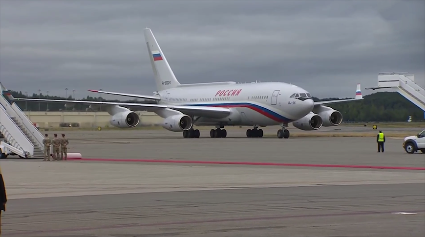 Скрыншот відэа ТАСС