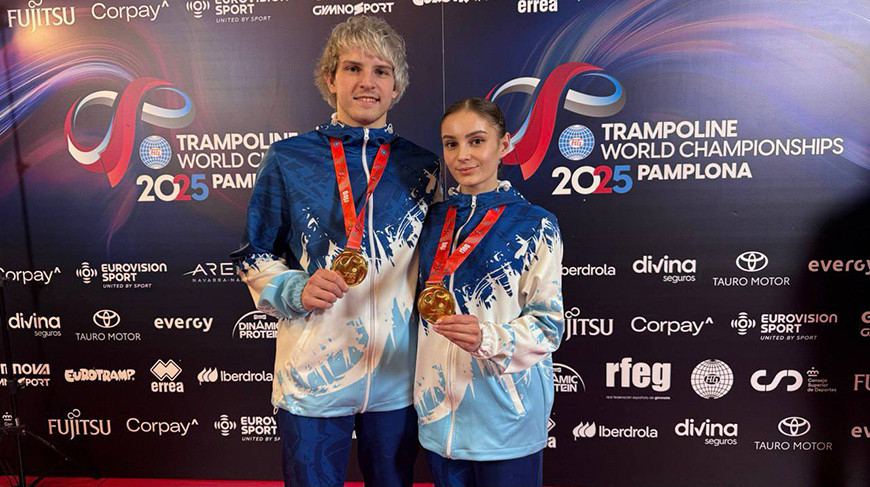 Станіслаў Яскевіч і Кацярына Яршова. Фота Мінспорту