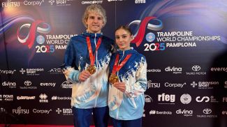 Станіслаў Яскевіч і Кацярына Яршова. Фота Мінспорту