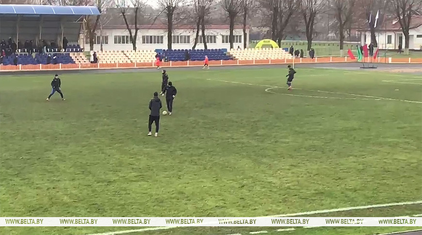 Скрыншот відэа ФК "Слонім"