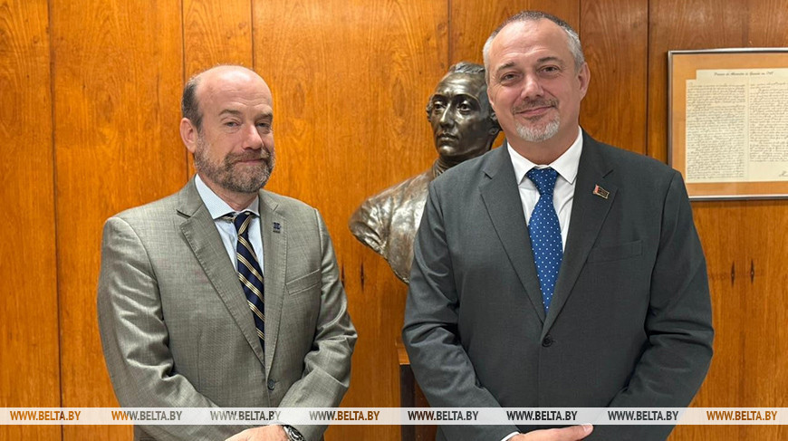 Рафаэль Азерэду і Андрэй Андрэеў. Фота пасольства Беларусі ў Бразіліі