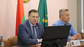 Аляксандр Невяроўскі. Фота Гродзенскай рэгіянальнай мытні