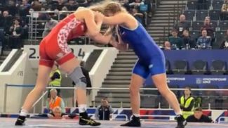 Скрыншот відэа Беларускай федэрацыі барацьбы