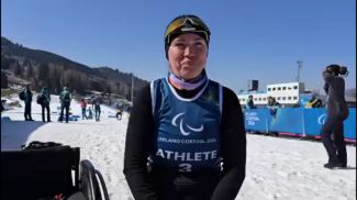 Лідзія Лобан. Скрыншот відэа Мінспорту