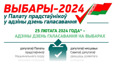 Выбары-2024: у Палату прадстаўнікоў у адзіны дзень галасавання