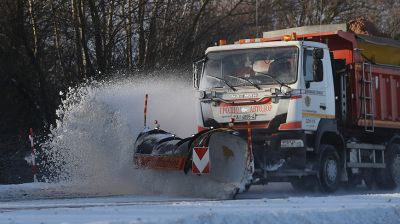 Больш за 500 адзінак тэхнікі задзейнічана ў ліквідацыі наступстваў снегападаў у Гродзенскай вобласці