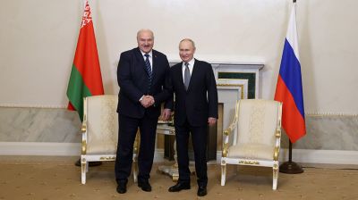 Лукашэнка і Пуцін правялі двухбаковыя перагаворы