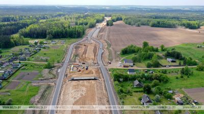 Рэканструкцыя дарог М3 і Р53 блізка да завяршэння