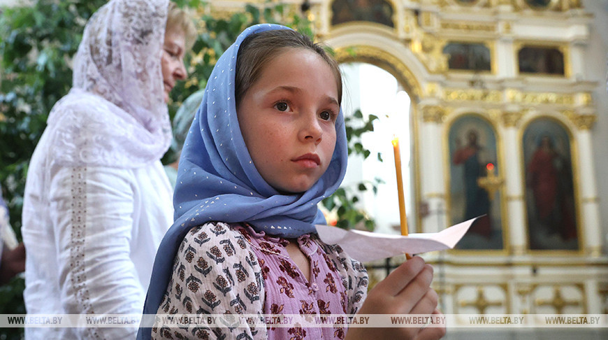 Усебеларуская малітва адбылася ў Святадухаўскім кафедральным саборы Мінска