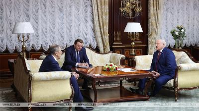 Лукашэнка правёў перагаворы з міністрам замежных спраў Расіі