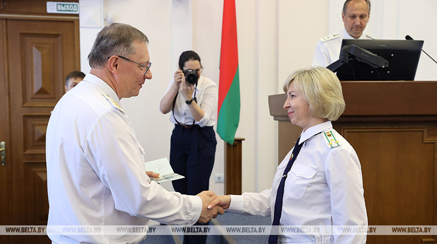 Лепшых пракурорскіх работнікаў узнагародзілі ў Мінску