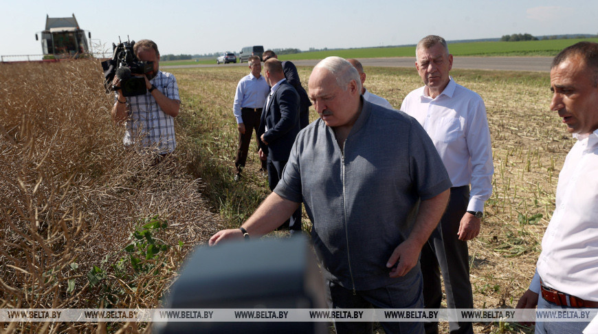 Лукашэнка зрабіў рабочую паездку ў Мінскі раён