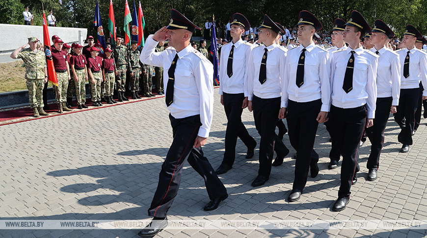 Прысягу прынялі амаль 170 курсантаў Магілёўскага інстытута МУС