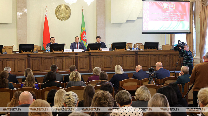 Пярцоў сустрэўся з ідэалагічным актывам Віцебскай вобласці