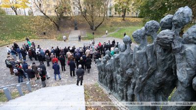 Памяць вязняў Мінскага гета ўшанавалі ў сталіцы 