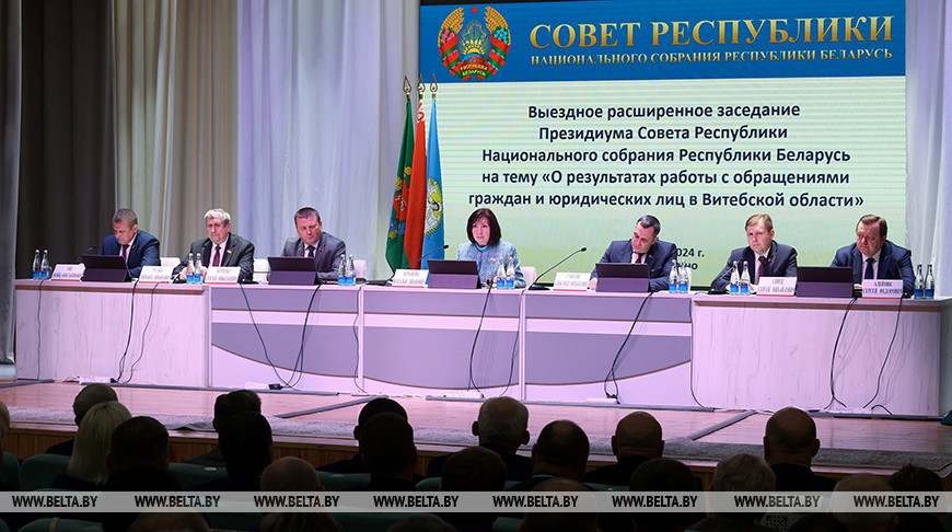 Выязное пасяджэнне Прэзідыума Савета Рэспублікі праходзіць у Шуміліне