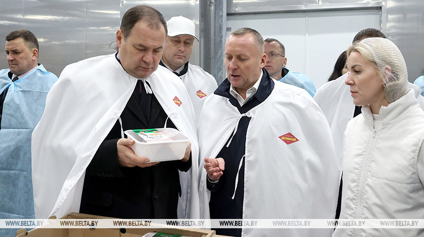 Галоўчанка наведаў вытворчую пляцоўку ААТ "Агракамбінат "Дзяржынскі"  