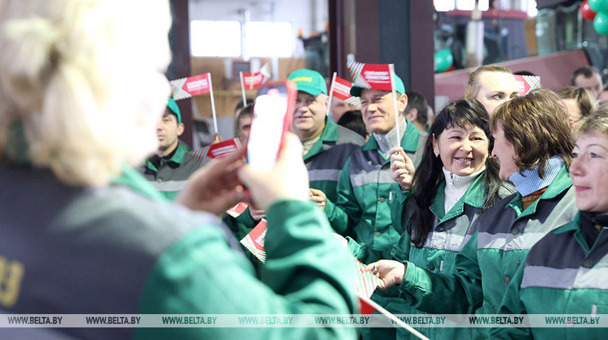 Праект "Марафону адзінства" "Адну справу робім!" прымае агракамбінат "Юбілейны"