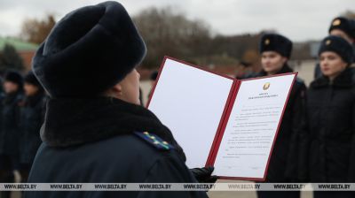 Каля 50 маладых пракурораў з усёй Беларусі прынялі прысягу ў Брэсцкай крэпасці