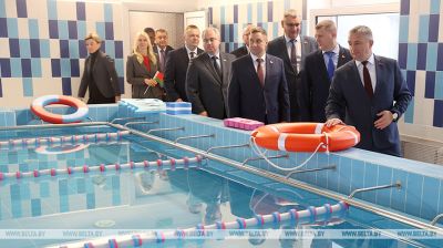 Для камфорту дзяцей. У Гомелі адкрылі пасля рэканструкцыі аздараўленчы цэнтр "Крыштальны"