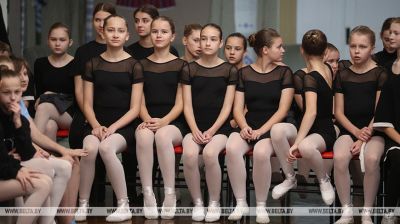 Майстар-клас для юных танцораў правялі артысты Вялікага тэатра на "Марафоне адзінства"