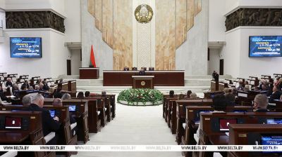 У Мінску адбылося сумеснае пасяджэнне Палаты прадстаўнікоў і Савета Рэспублікі