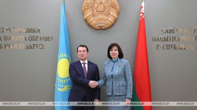 Качанава правяла сустрэчу з паслом Казахстана