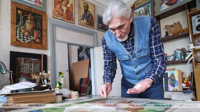 Мастак-рэстаўратар Юрый Кегелеў удастоены медаля Францыска Скарыны