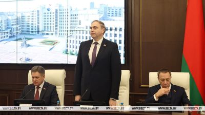 Галоўчанка прадставіў калектыву Апарату Савета Міністраў і профільным міністрам новага віцэ-прэм'ера 