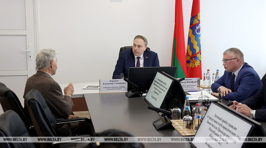 Каранік правёў прыём грамадзян у Пухавіцкім раёне