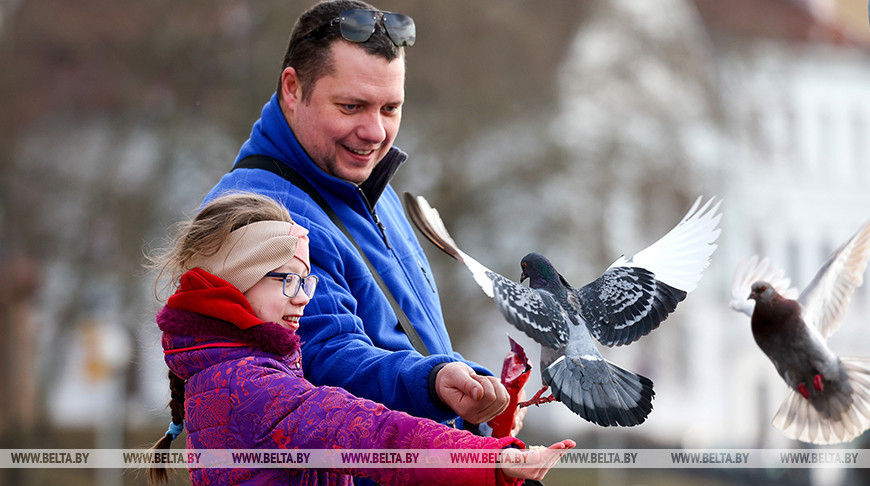 Вясенні дзень у Мінску