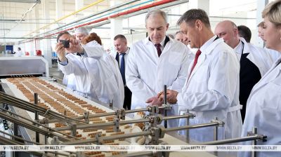 Сергяенка азнаёміўся з вытворчасцю ААТ "Віцьба"