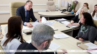 Ісачанка правёў прыём грамадзян у Магілёве