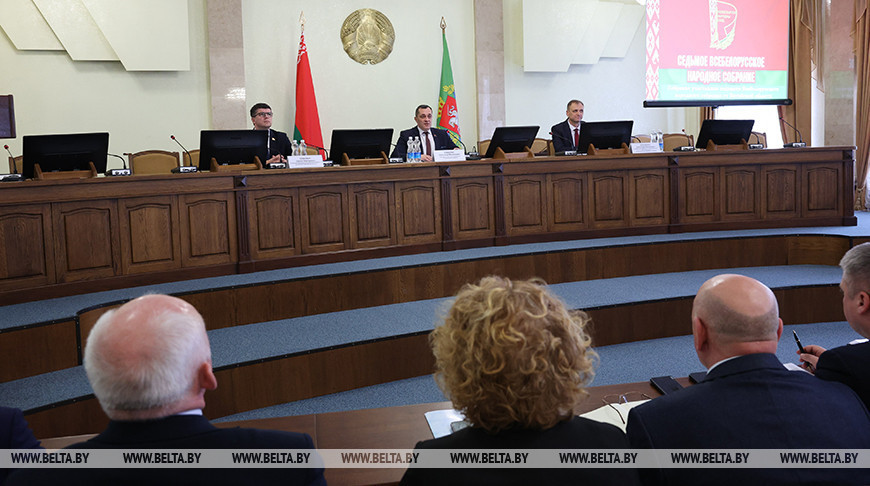 У Віцебскім аблвыканкаме адбыўся сход дэлегатаў УНС